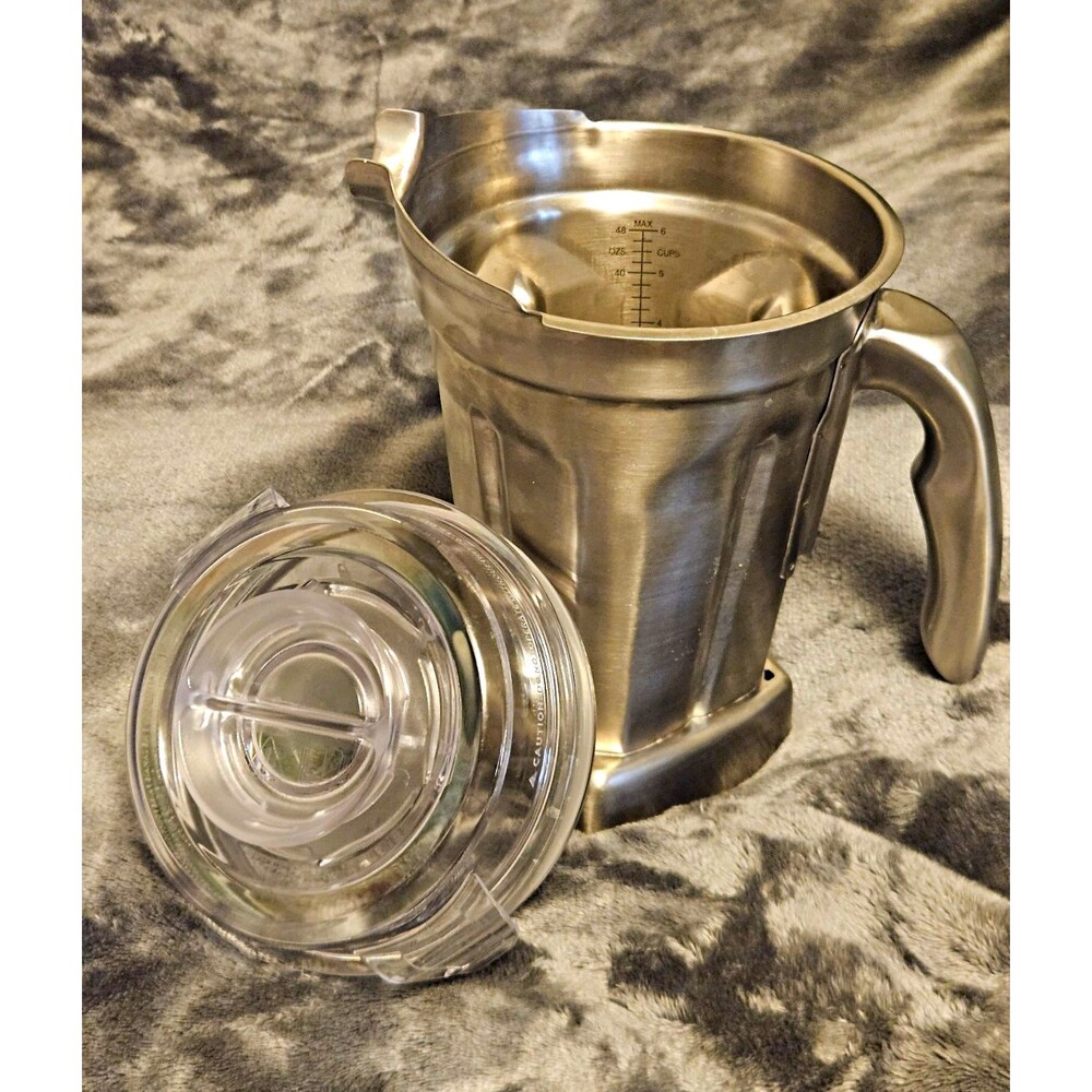 48oz Stainless Steel Blender Jar Replacement Upgrade for Vitamix - TESTED!